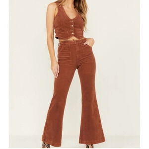 Rolla’s Eastcoast Flare High Waist Corduroy Jeans